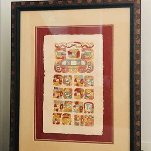 Professionally framed art from Mexico